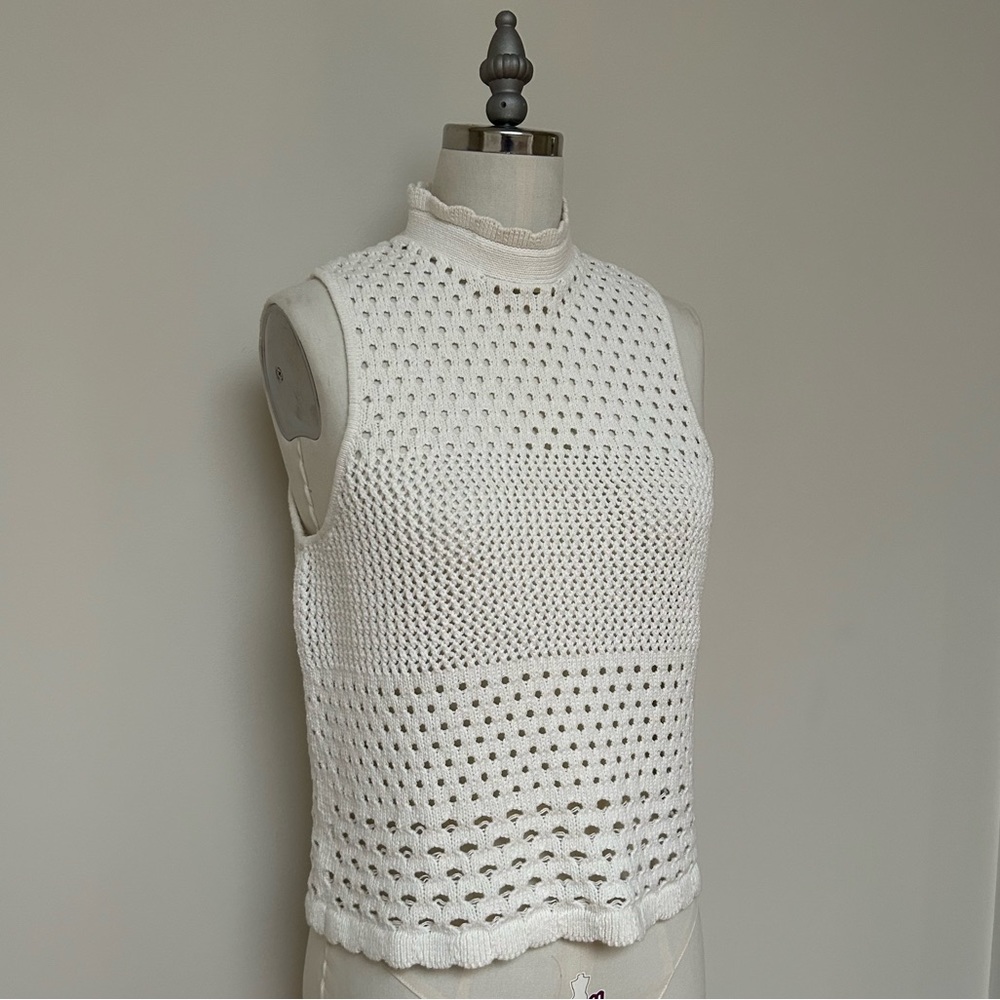 & Other Stories Knitted Mock-neck Summer Tank